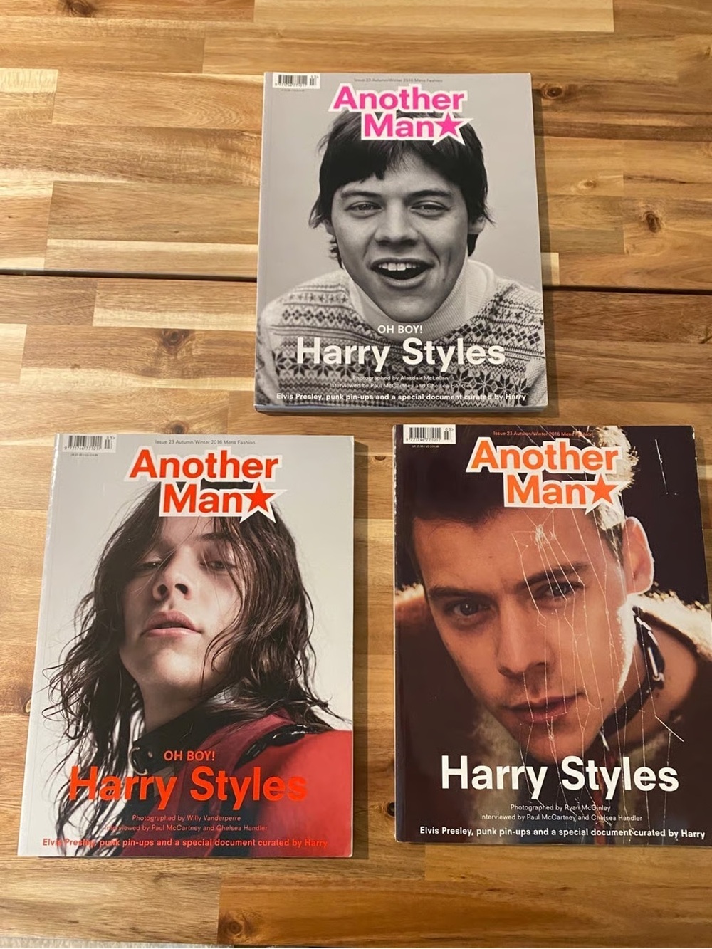 Another Man Magazine - Harry Styles Covers (3 Issues)